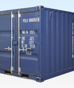 8ft Shipping Container (One Trip) Blue (RAL 5013)