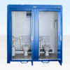 1+1 Double Mains Toilet 2.4m x 1.4m (RAL 5010)