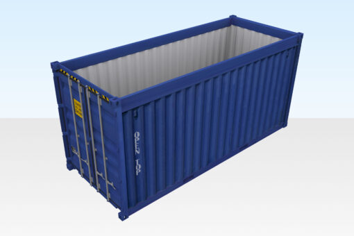 Explore our 20ft x 8ft used shipping container - open-top design, perfect for transporting bulky items and materials. Discover its benefits, features,