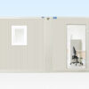 6.5m x 4.6m flat pack office