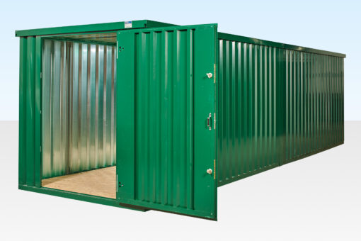 6m x 2.1m End Linked Flat Packed Container