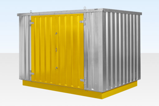 3m x 2.1m Flat Pack Bunded Chemical Storage