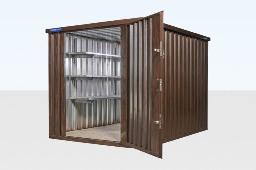 Wood-Effect Flat Packed Storage Container