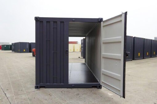 Three Door Shipping Container